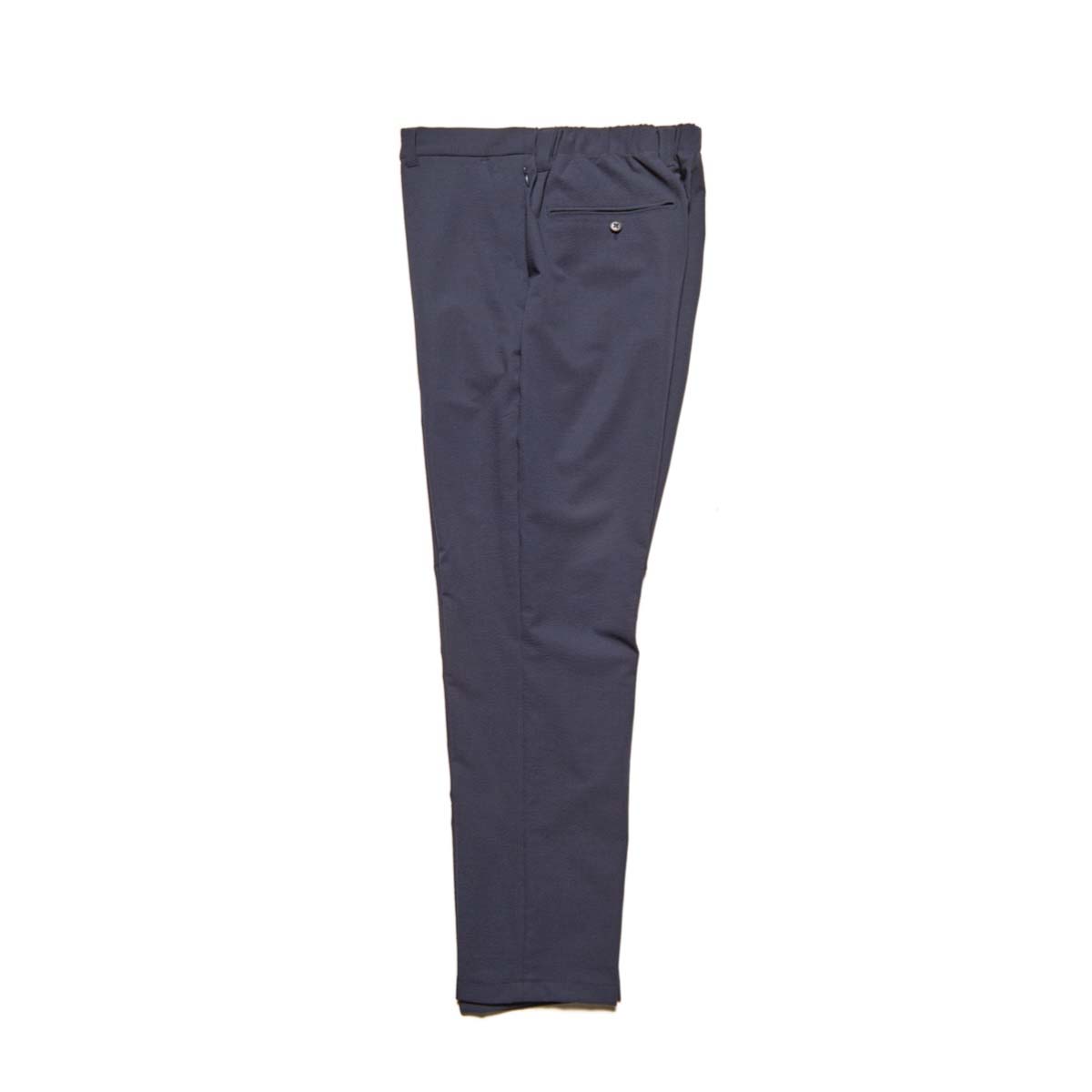 SOPHNET. / 4WAY STRETCH SHIRRING SLIM-FIT SLACKS (Navy)